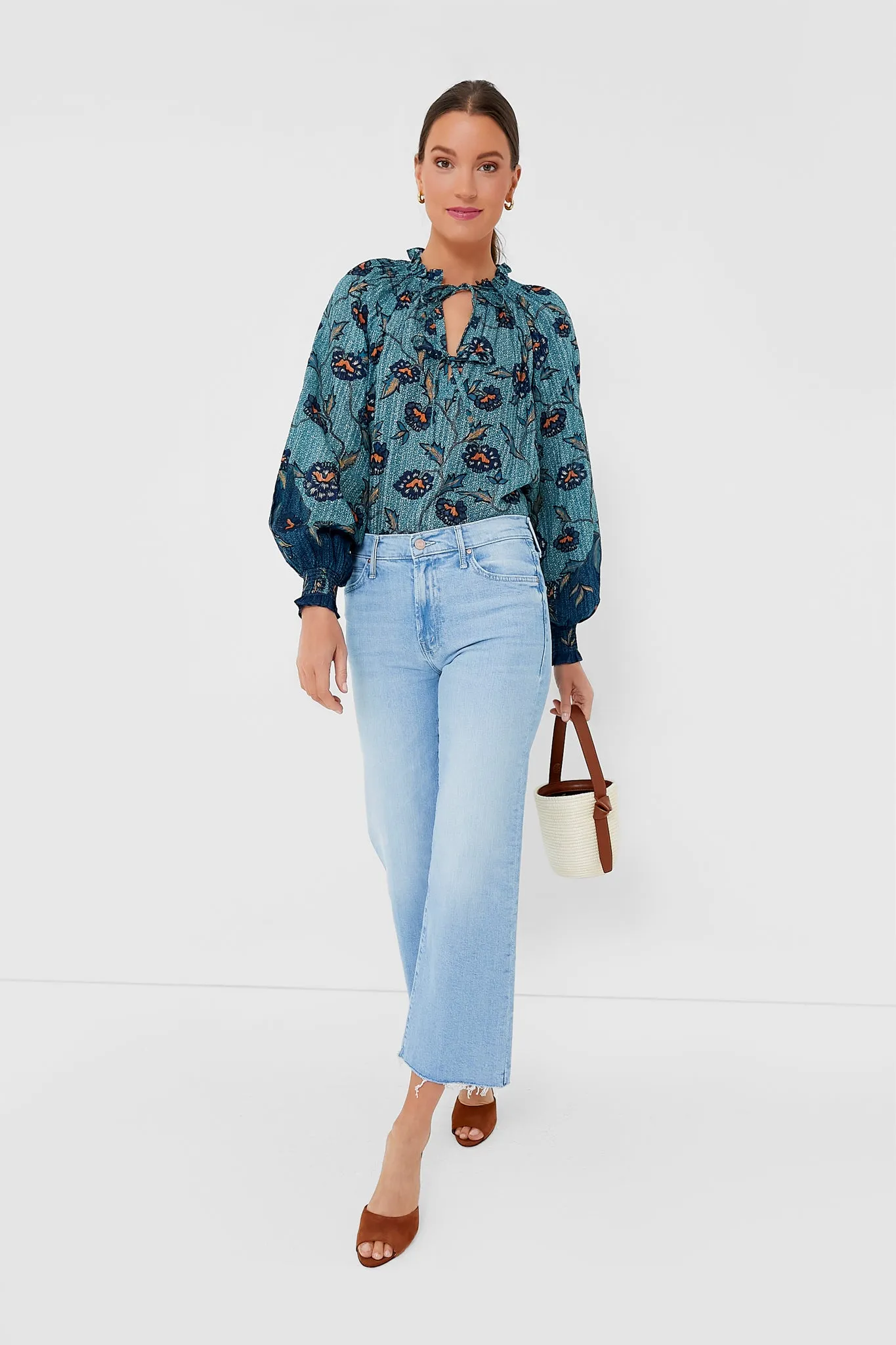Cornflower Kaitlyn Blouse