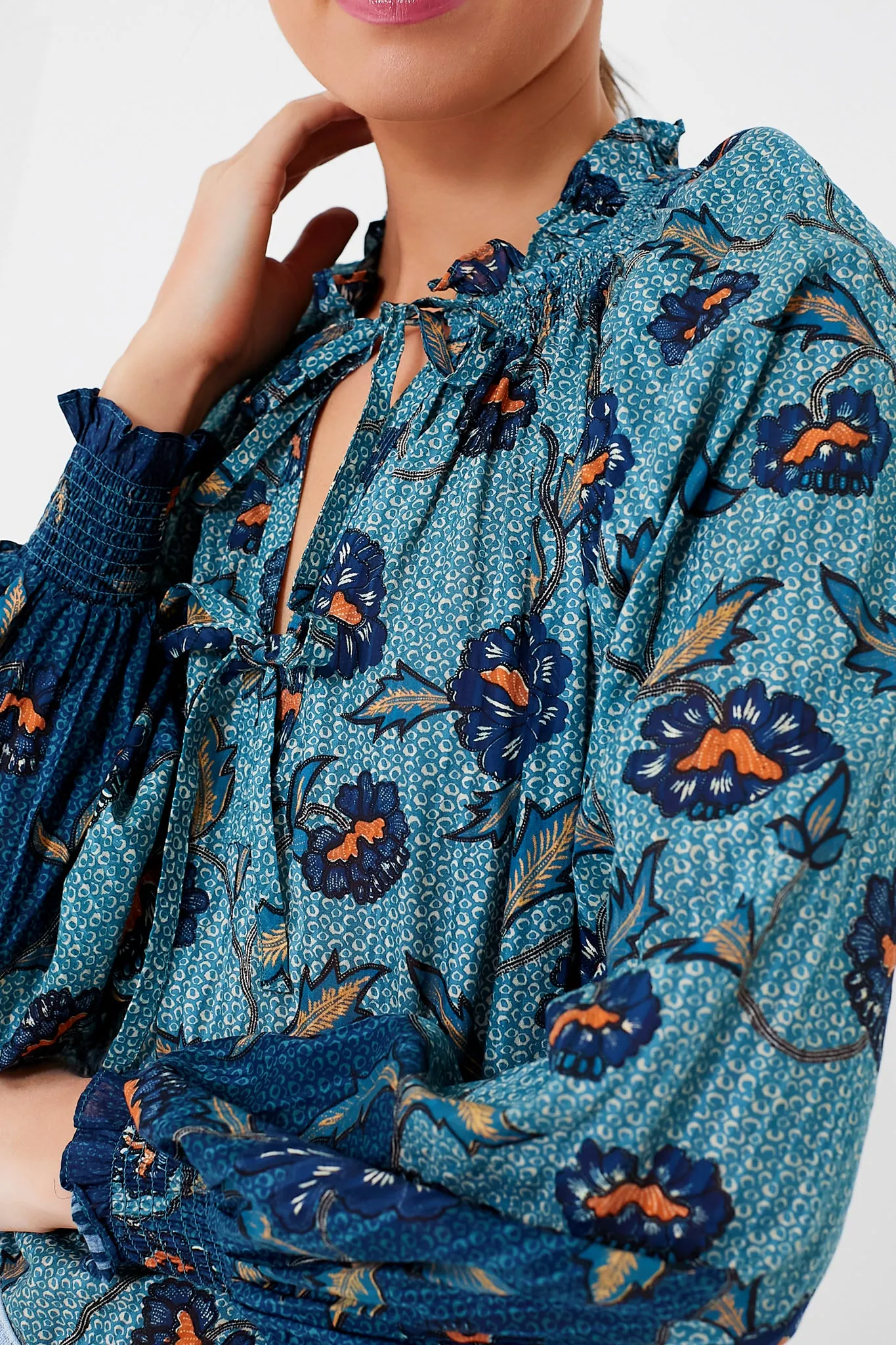 Cornflower Kaitlyn Blouse