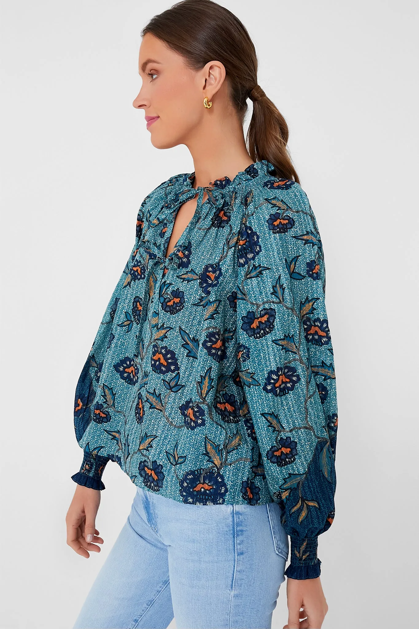 Cornflower Kaitlyn Blouse