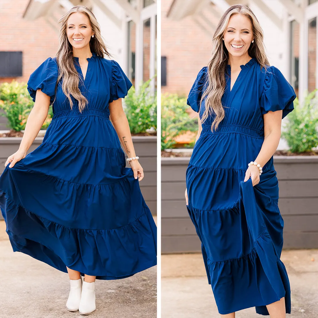 Everything I Love Dress, Navy