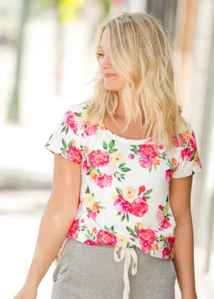 Floral Ultra Soft Short Sleeve Tee - FINAL SALE