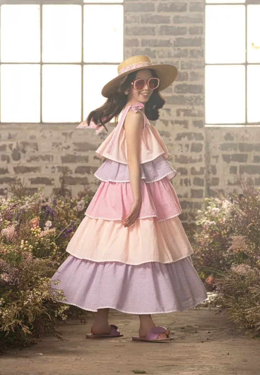 GRETA GINGHAM MAXI DRESS