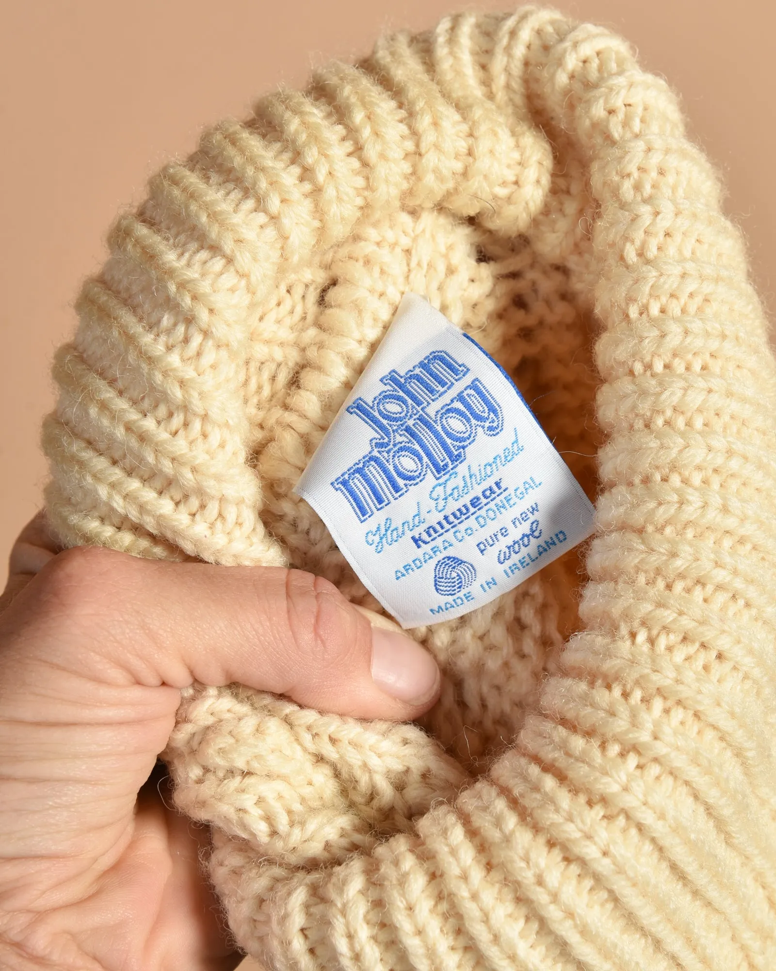 Johnna 80s Cable Knit Turtleneck