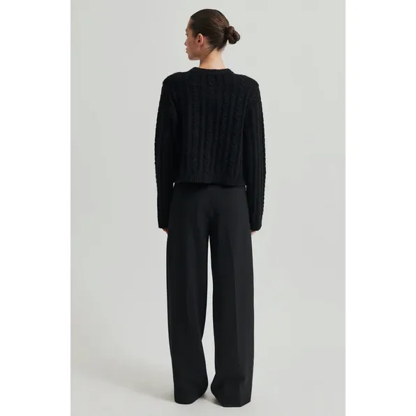 Karolina Knit Cardigan Black