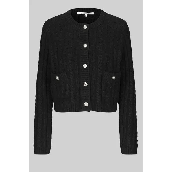 Karolina Knit Cardigan Black