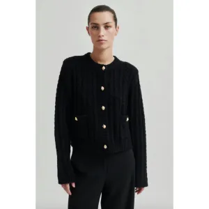 Karolina Knit Cardigan Black