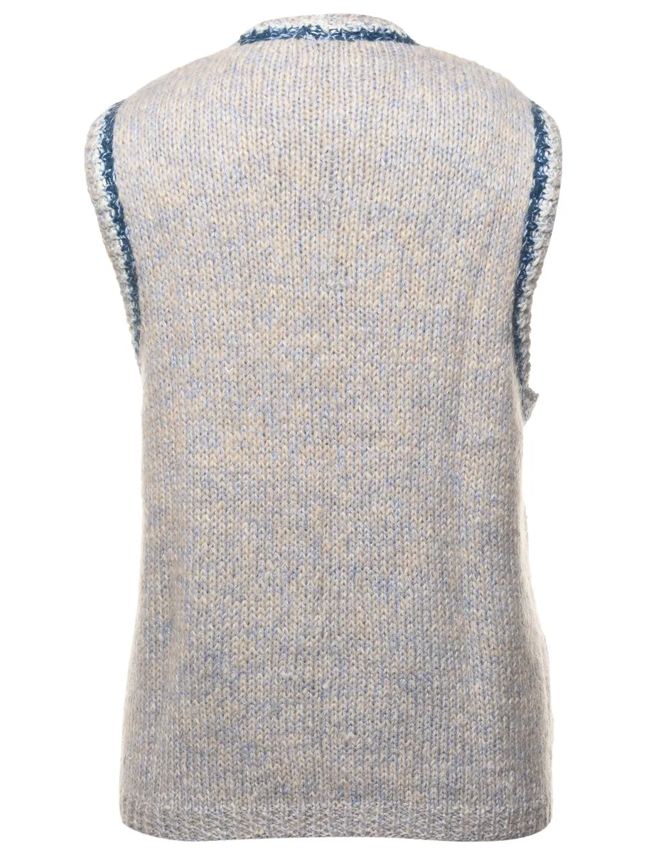 Light Grey Sweater Vest - L