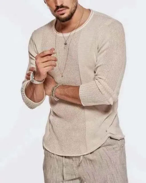 Men Autumn Casual Vintage Style Turtleneck Sweater