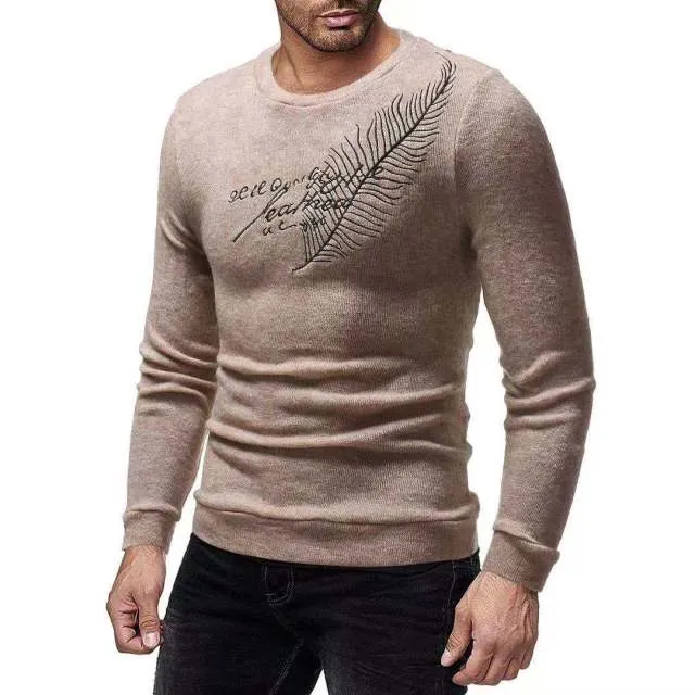 Men Autumn Casual Vintage Style Turtleneck Sweater