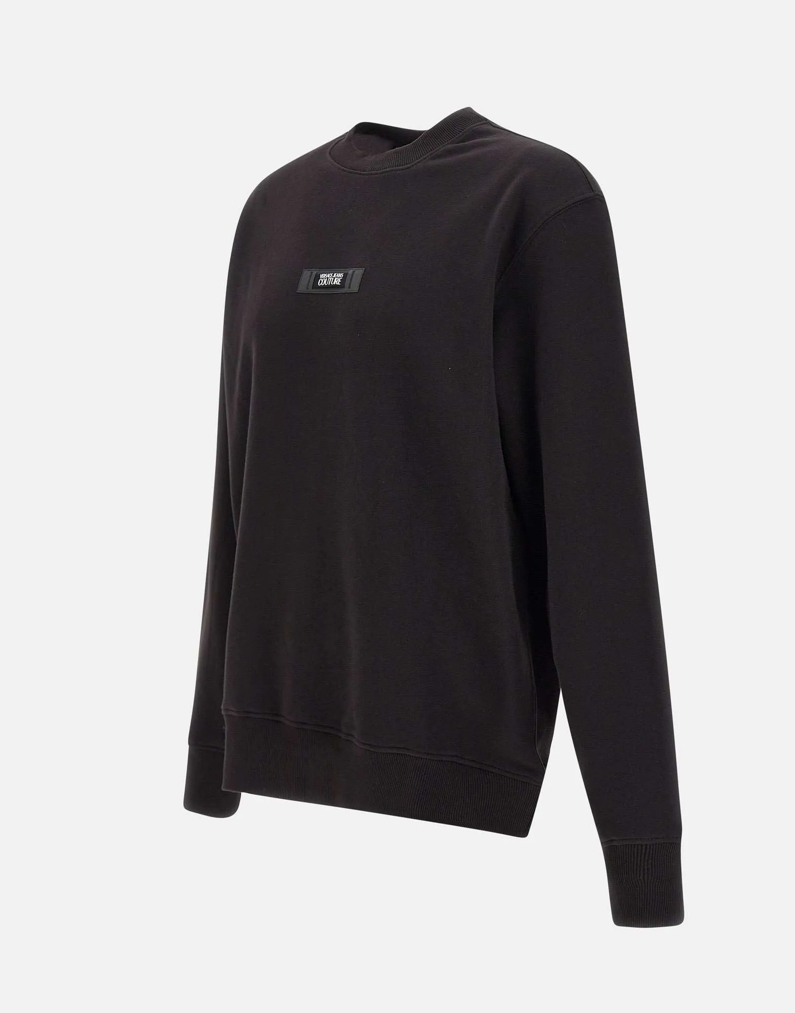 Men's Black Cotton Sweatshirt