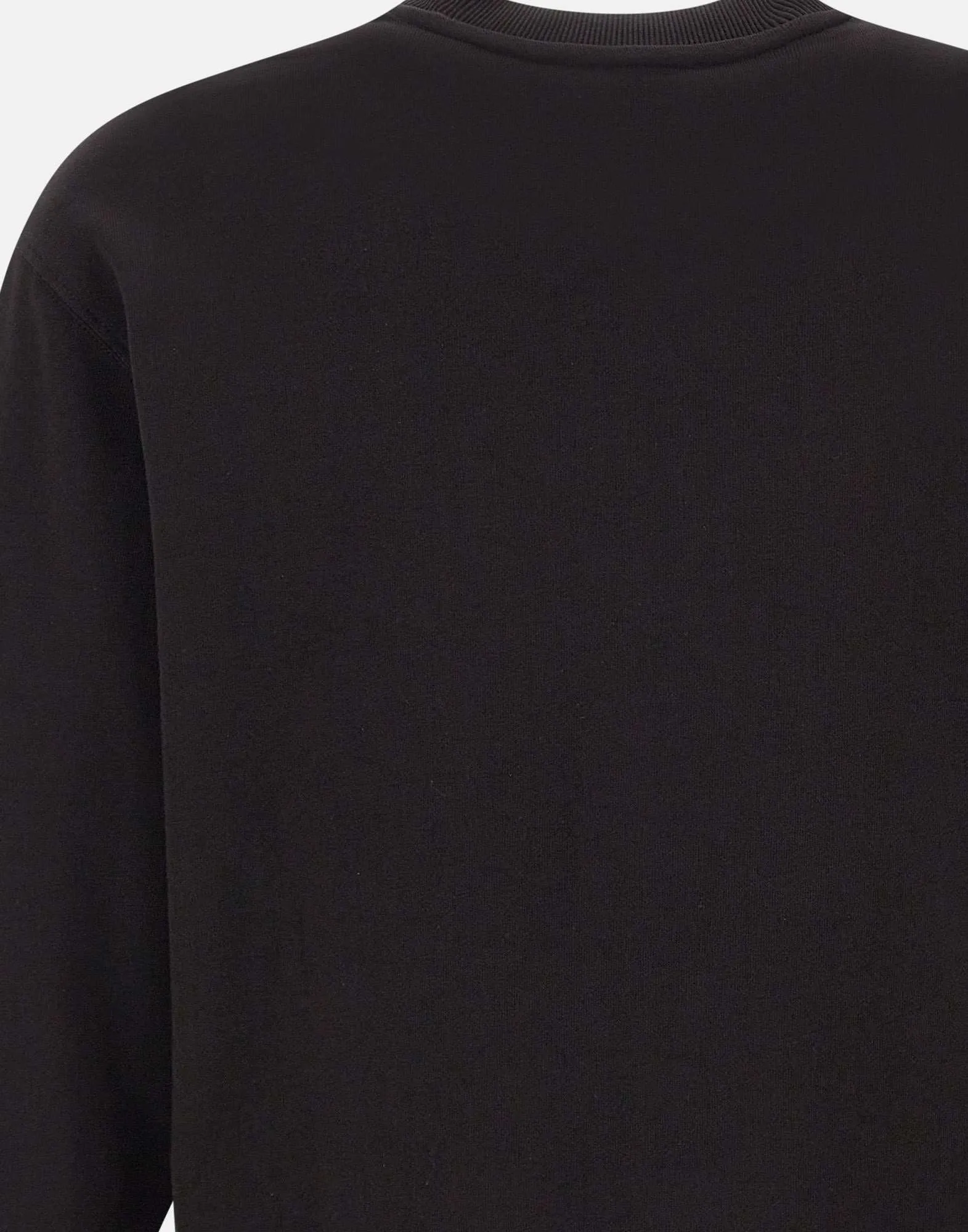 Men's Black Cotton Sweatshirt