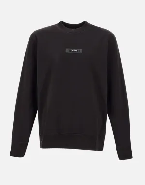 Men's Black Cotton Sweatshirt