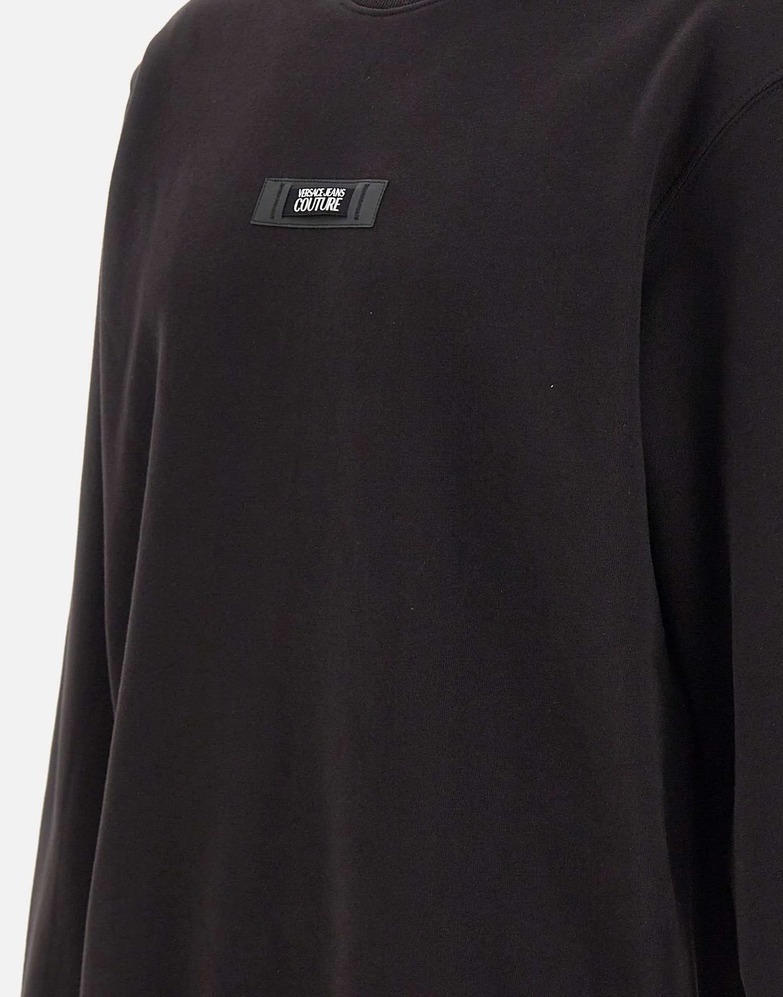 Men's Black Cotton Sweatshirt