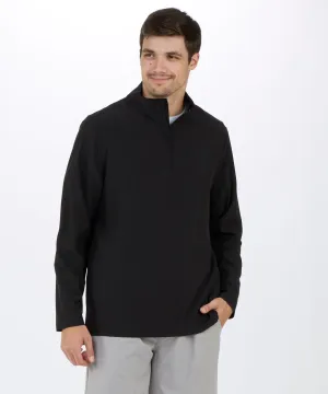 Men's Stretch Woven Quarter Zip Pullover