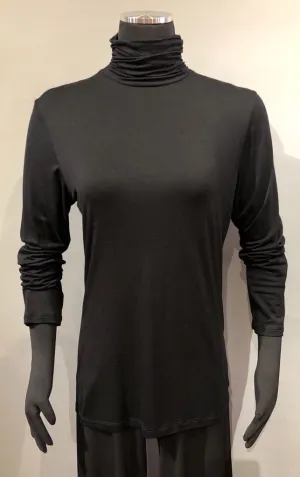 Necessitees M5112B Black Turtleneck