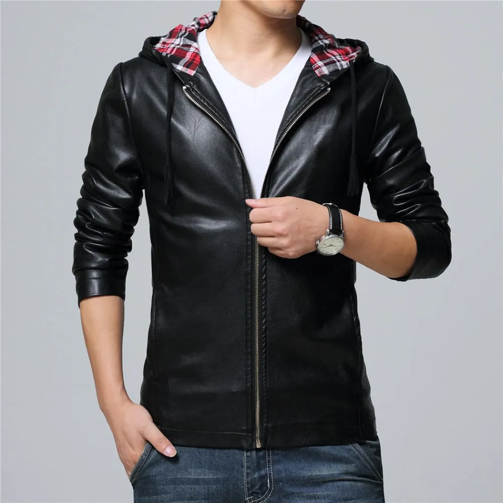 New mens faux leather jackets