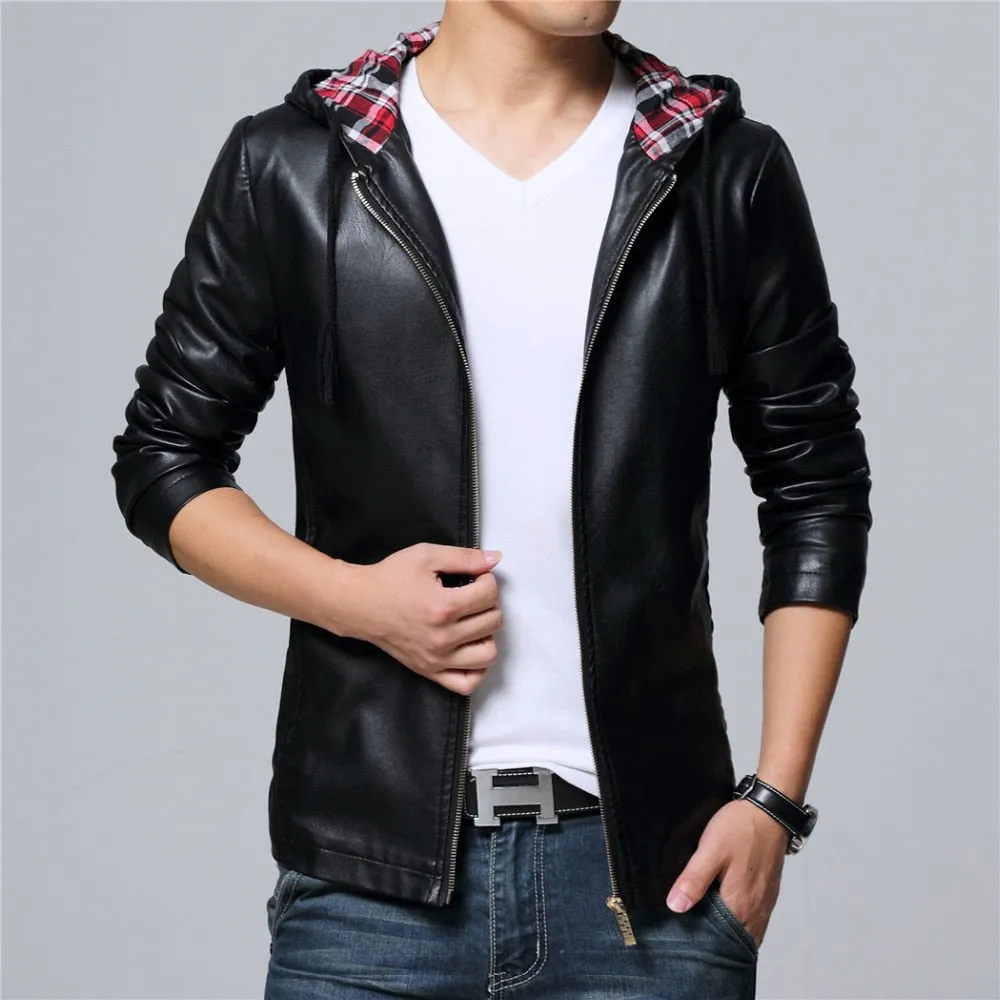 New mens faux leather jackets