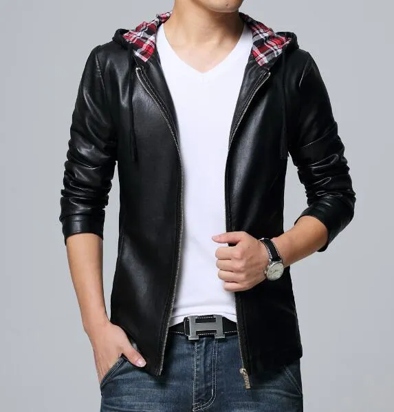New mens faux leather jackets
