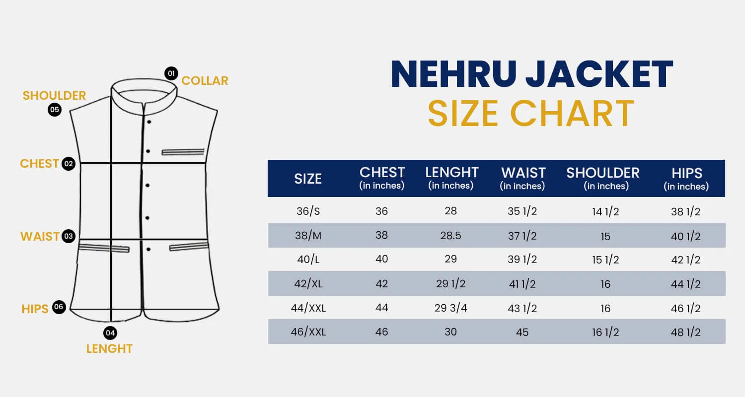 Pink Jacquard Nehru Jackets