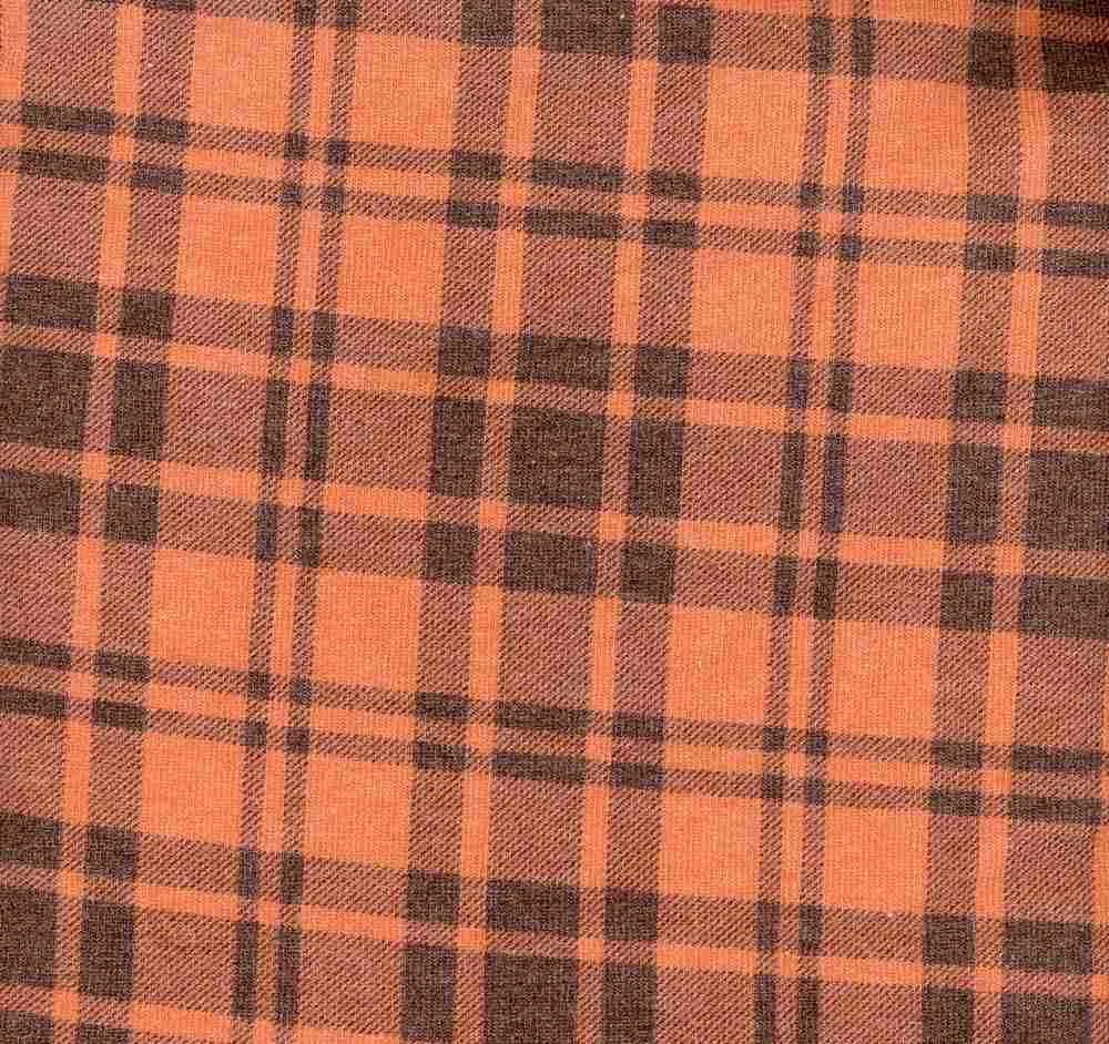 PLAID PRINTED ON SOFT CASHMERE BRUSHED NF001346-049