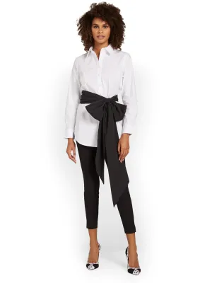 Poplin Tunic Top