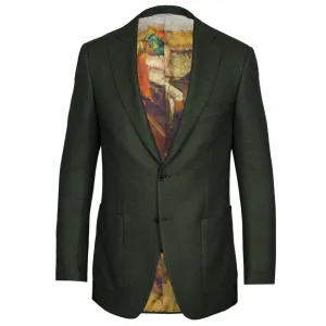 Racing Green Hopsack Wool Jacket