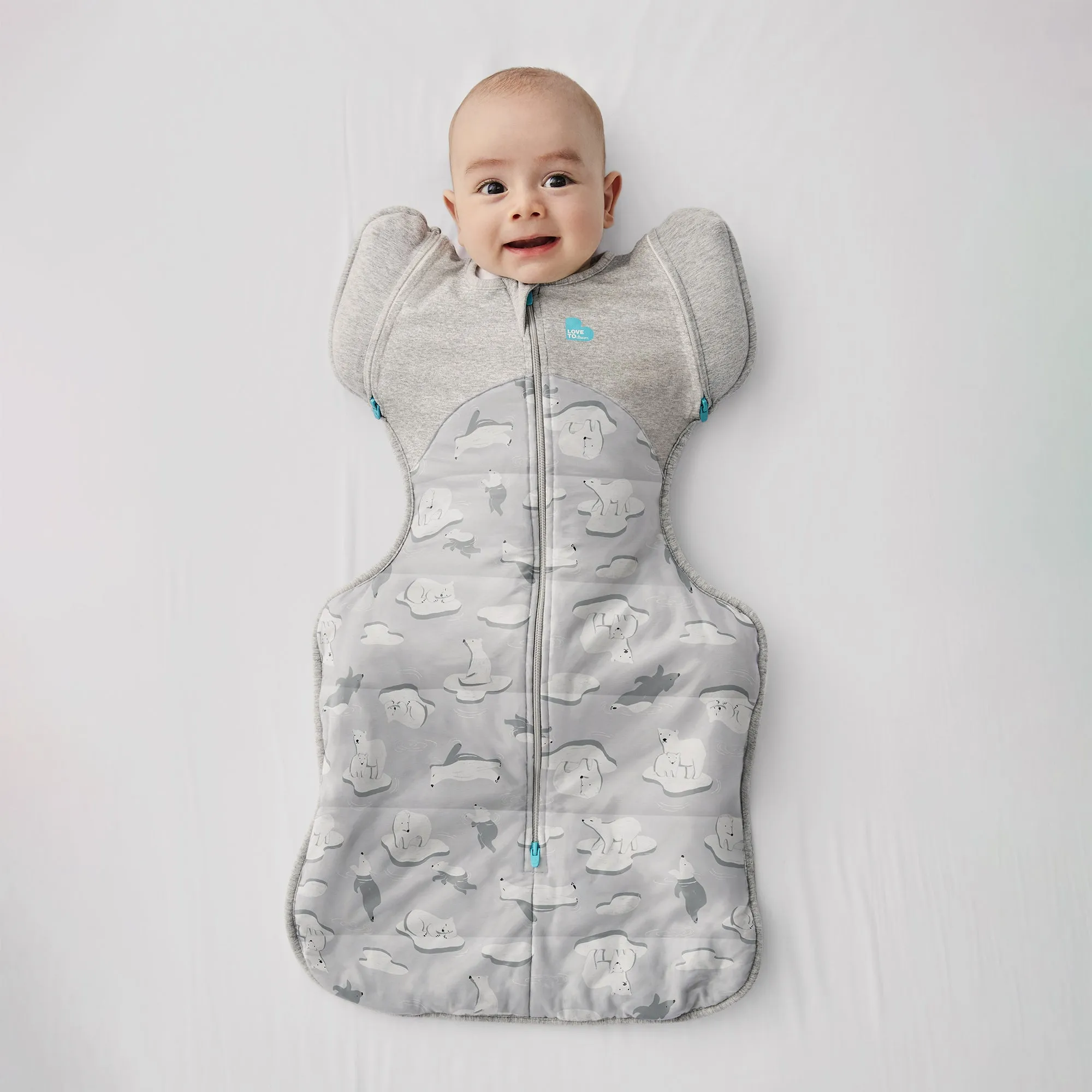 Swaddle Up™ Transition Bag Extra Warm 3.5 TOG - South Pole Grey